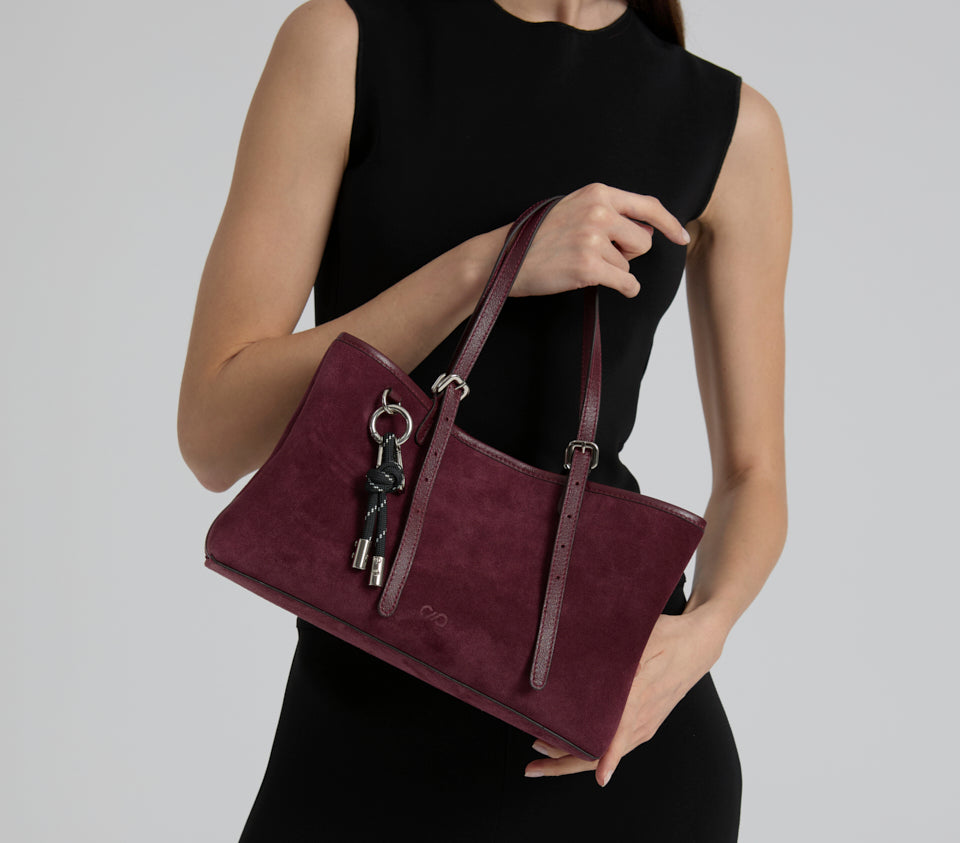 Eva Suede Dark Cherry