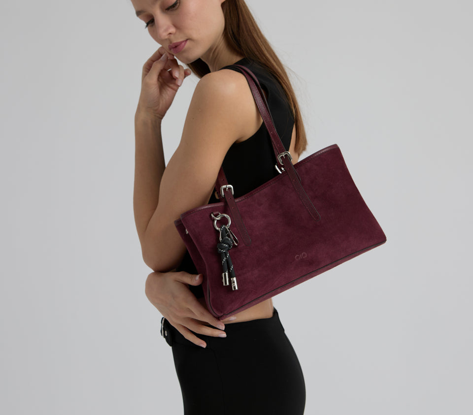 Eva Suede Dark Cherry