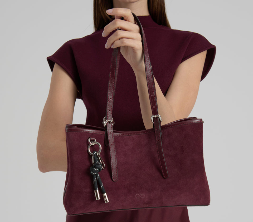 Eva Suede Dark Cherry