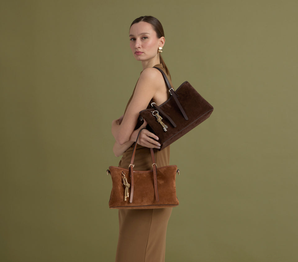 Eva Suede Caramel