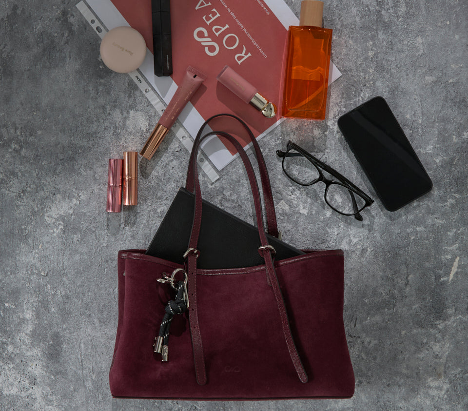 Eva Suede Dark Cherry