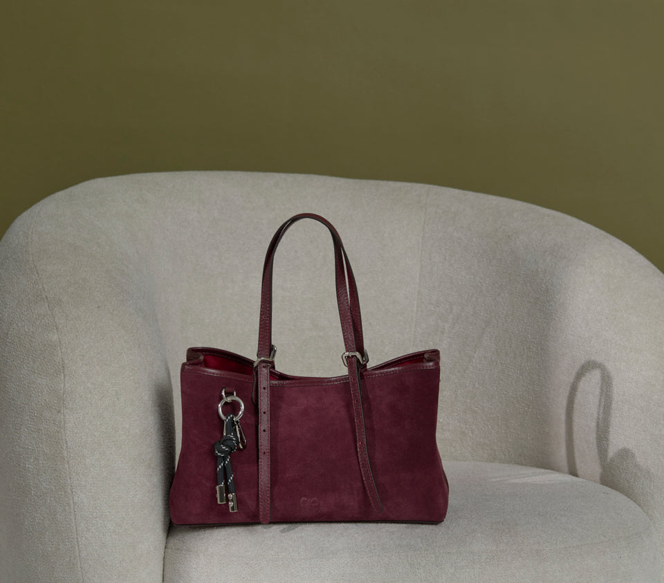 Eva Suede Dark Cherry