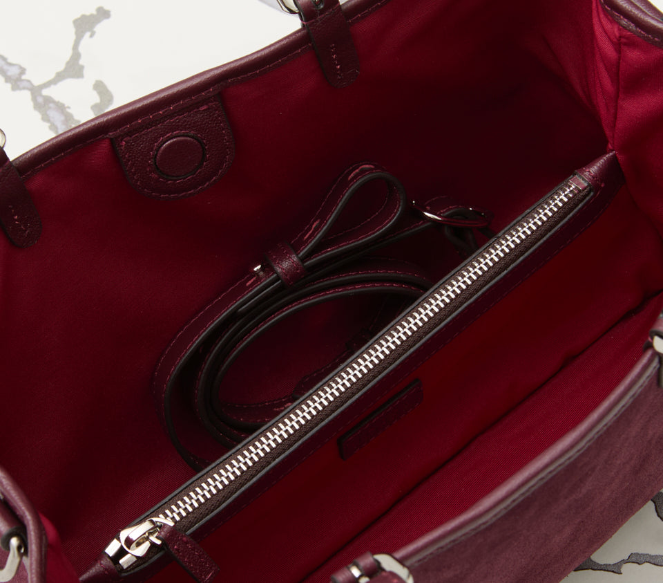 Eva Suede Dark Cherry