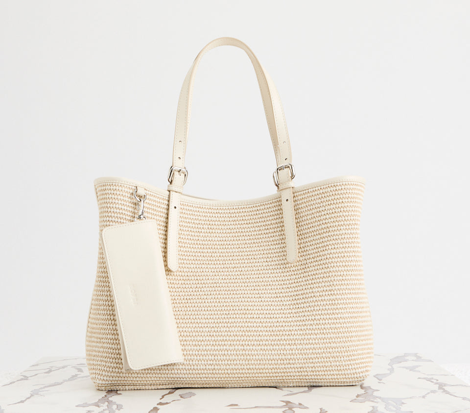 Elly Summer Tote Cream