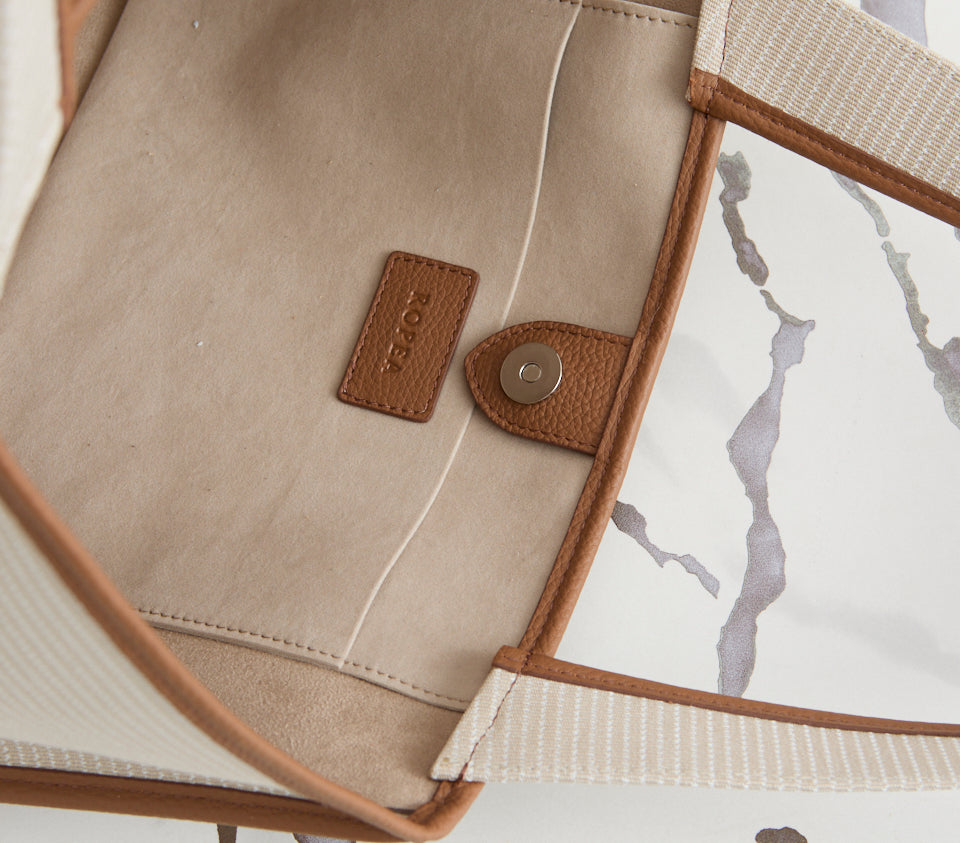 Holly Tote Canvas Caramel Latte