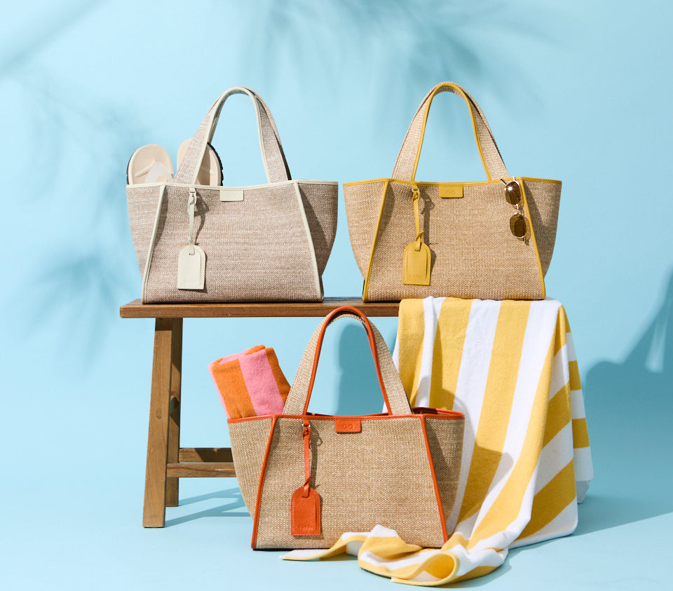 Holly Tote Straw Yellow