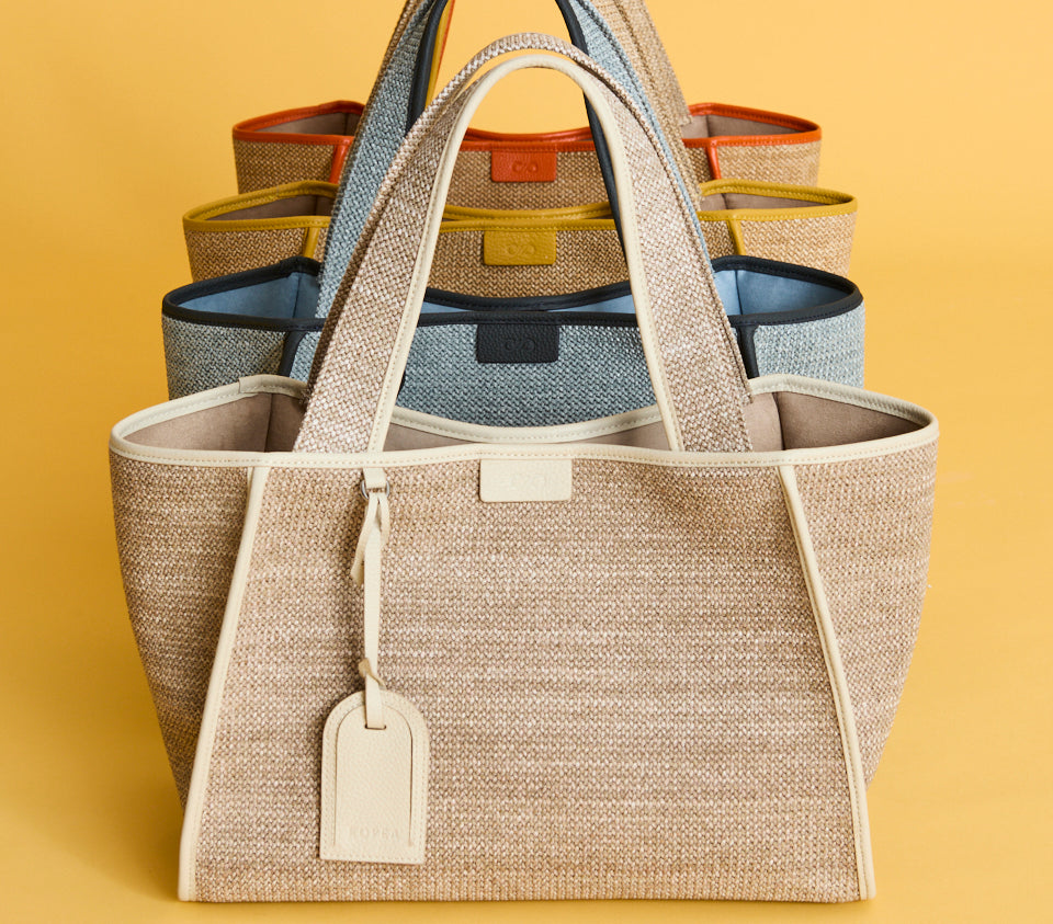 Holly Tote Straw Vanilla