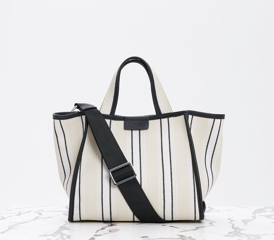 Molly Canvas City Black Stripe