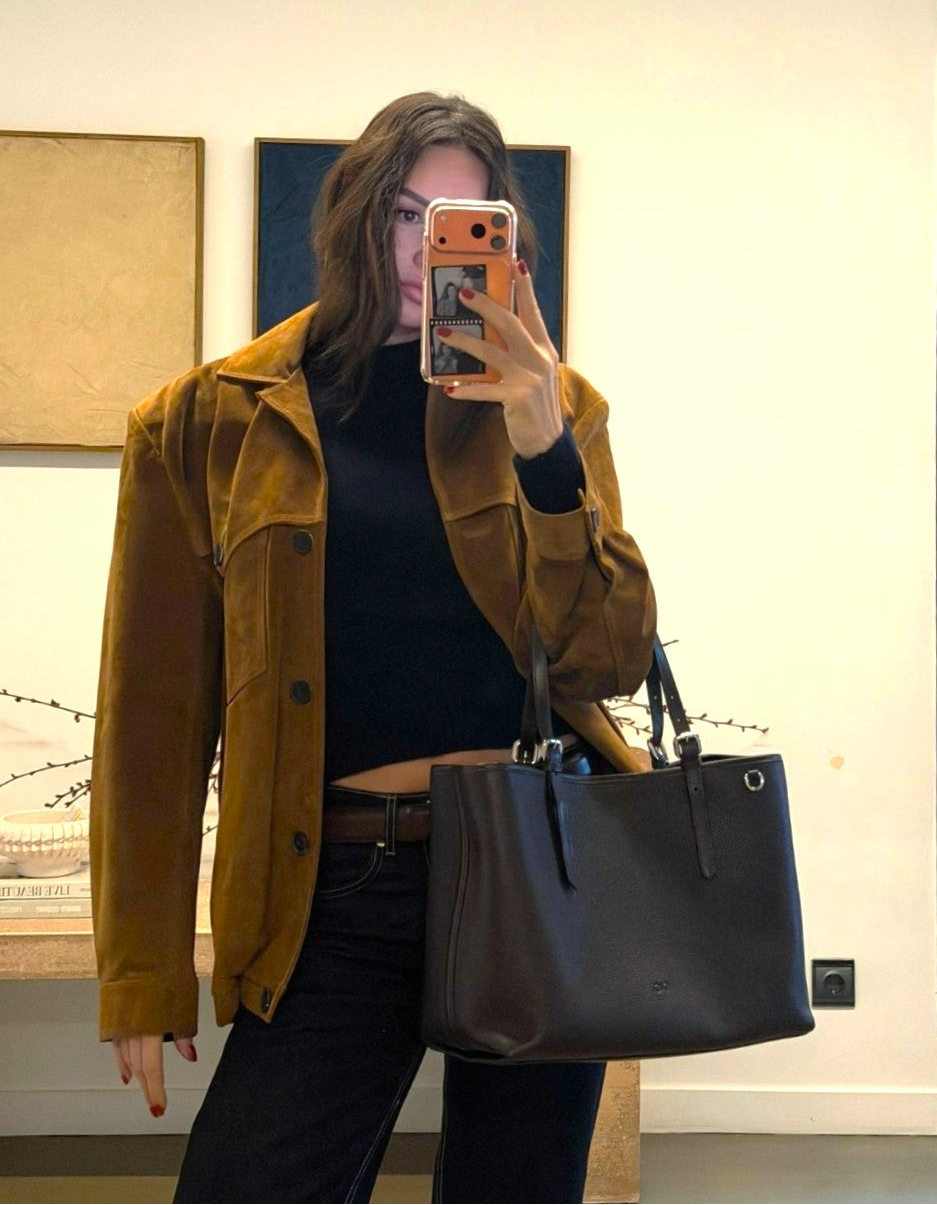 Ella Tote Dark Chocolate