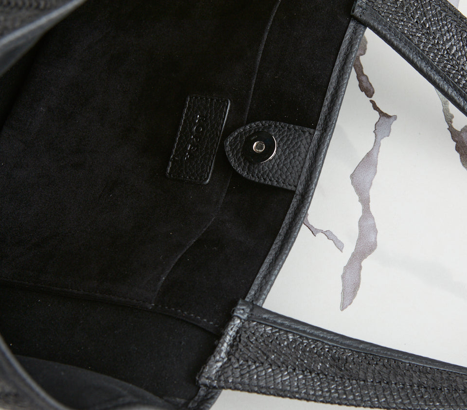 Holly Tote Straw Black