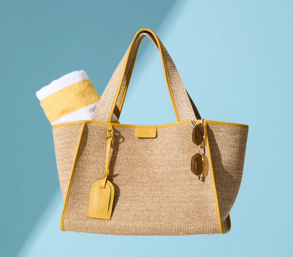 Holly Tote Straw Yellow