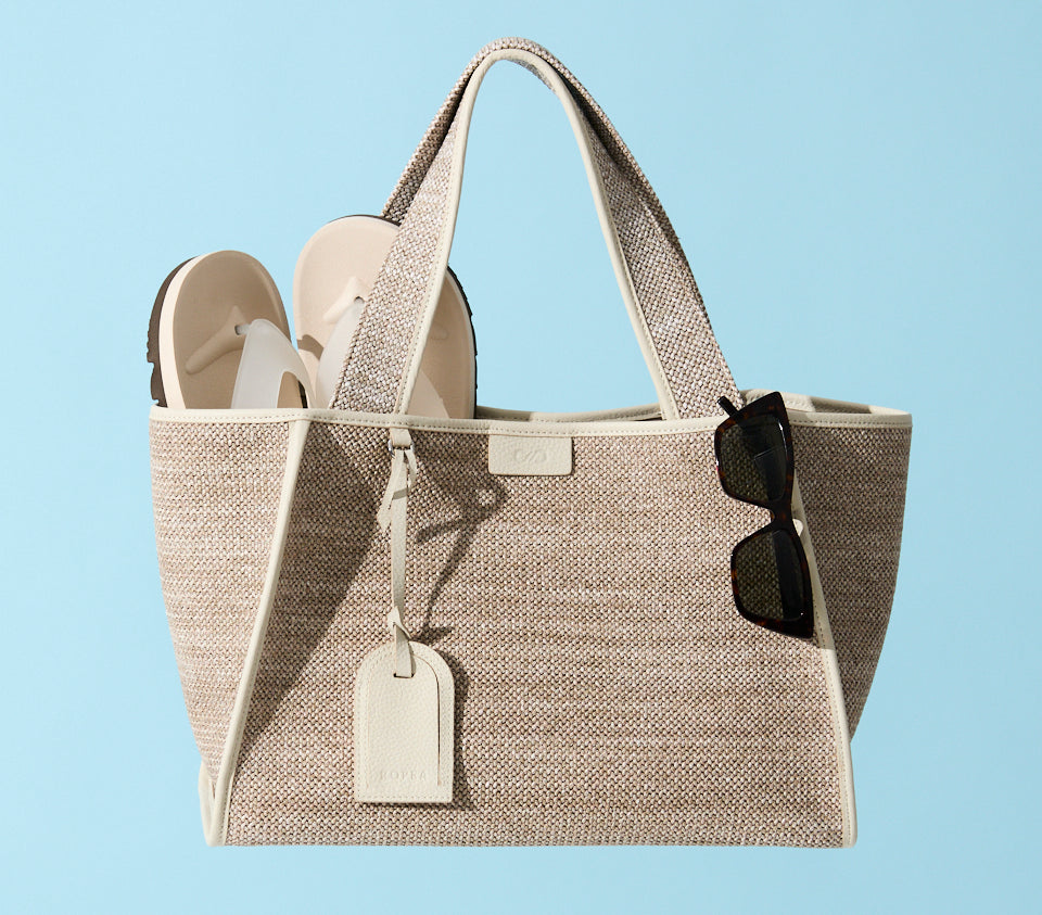 Holly Tote Straw Vanilla