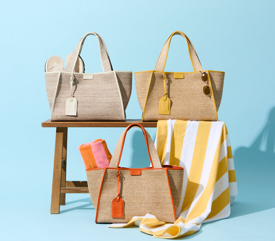 Holly Tote Straw Vanilla