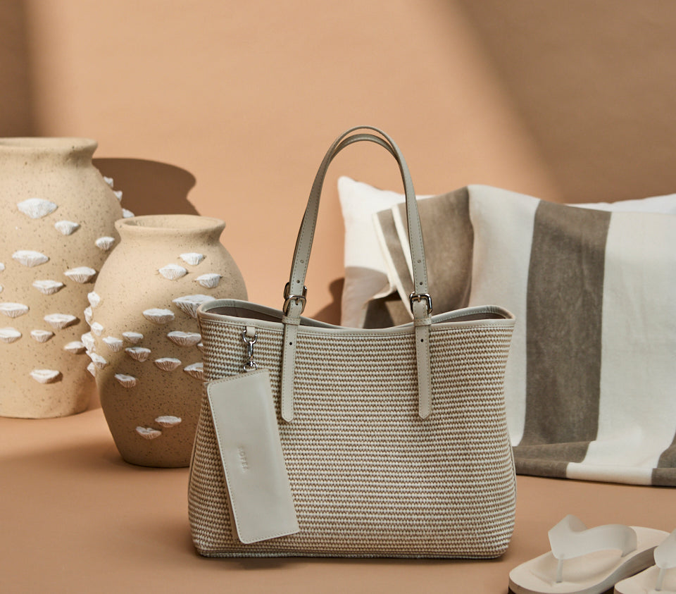 Elly Summer Tote Cream