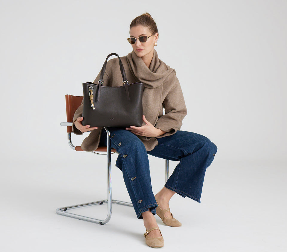 Ella Tote Dark Chocolate