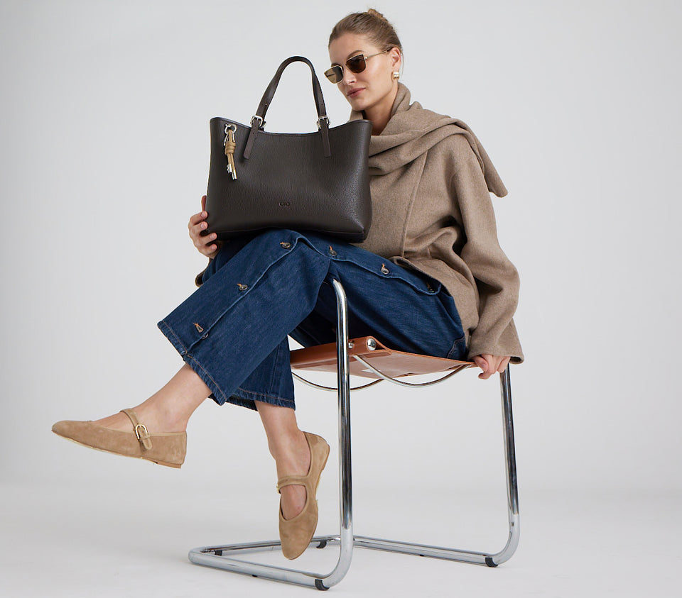 Ella Tote Dark Chocolate