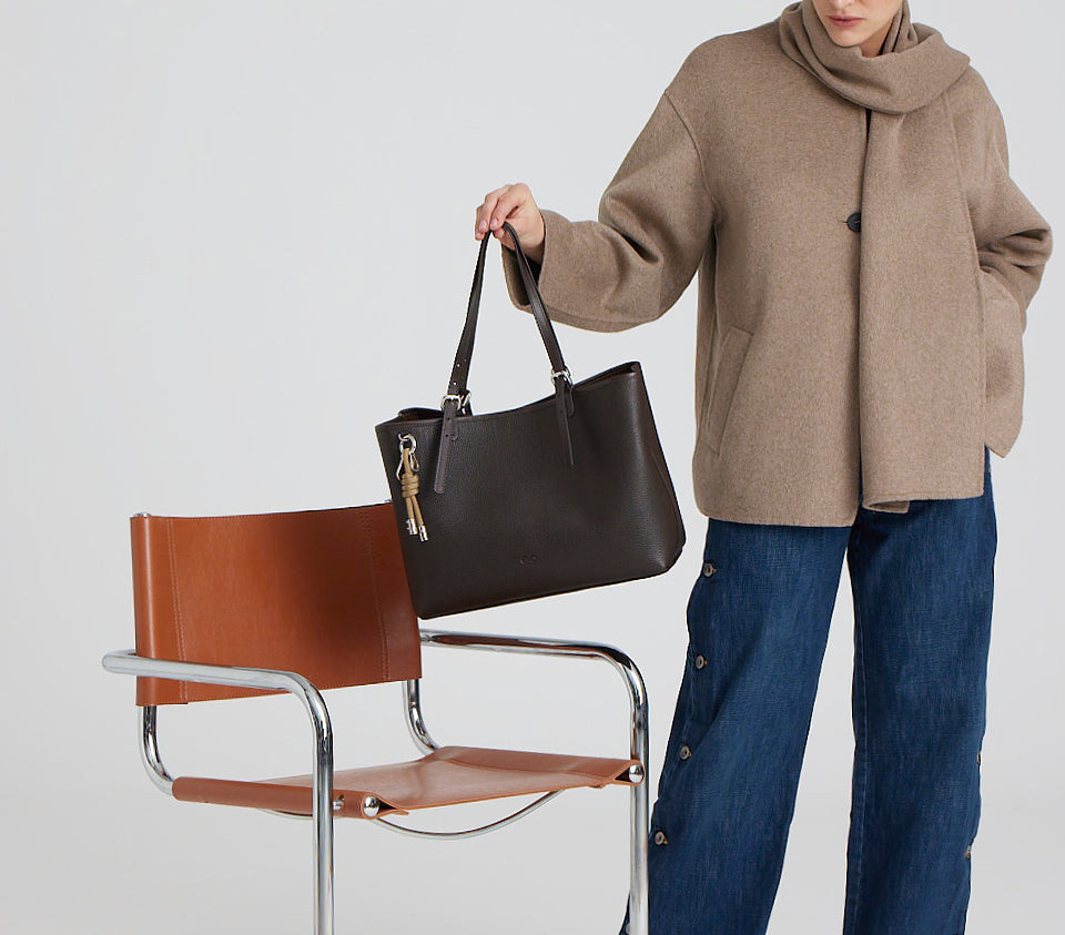 Ella Tote Dark Chocolate