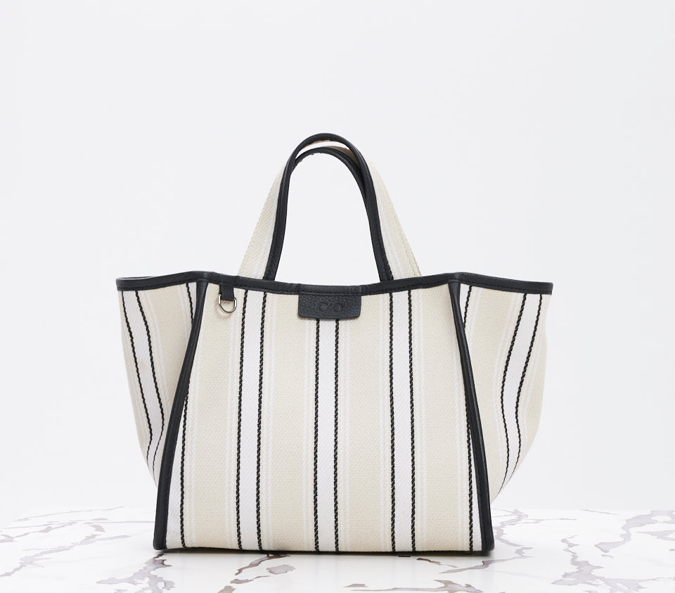 Molly Canvas City Black Stripe